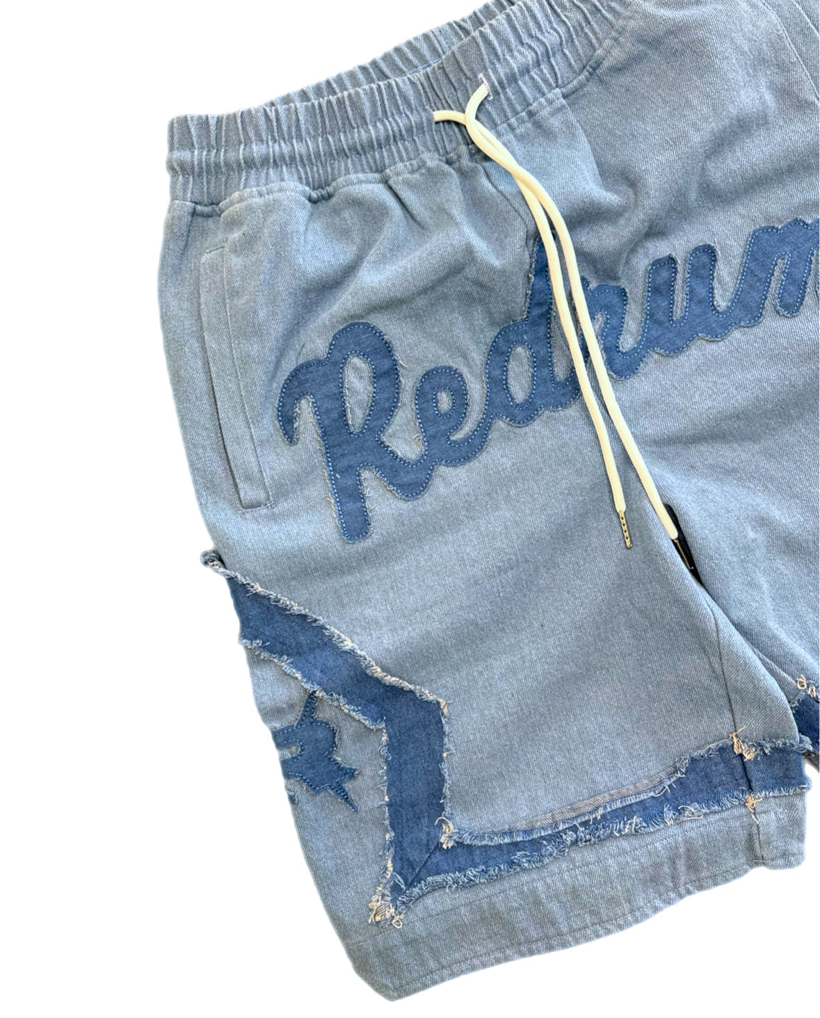 Denim Basketball Short