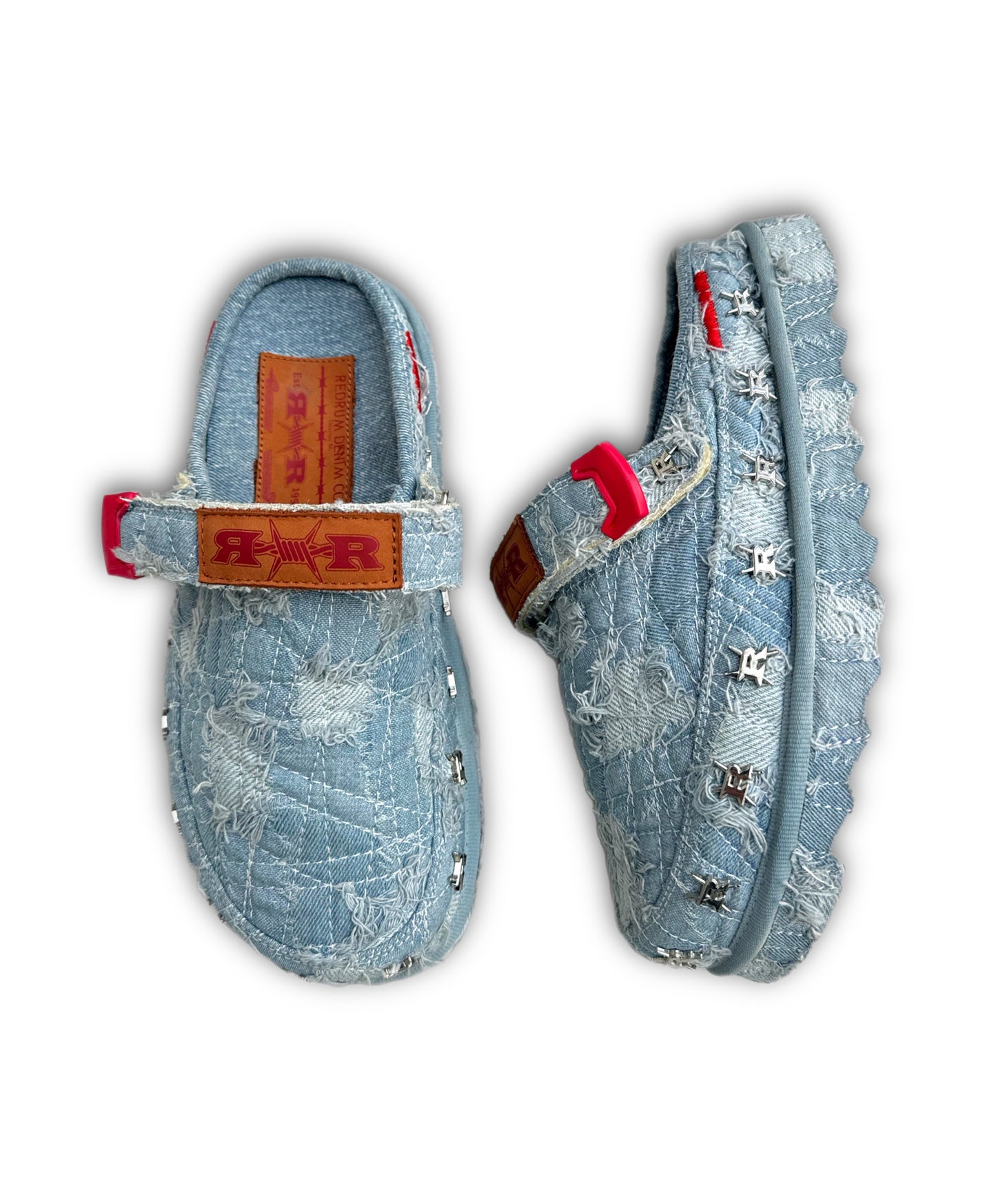 Boro Denim Mule