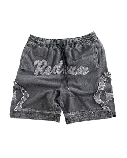 Denim Basketball Short