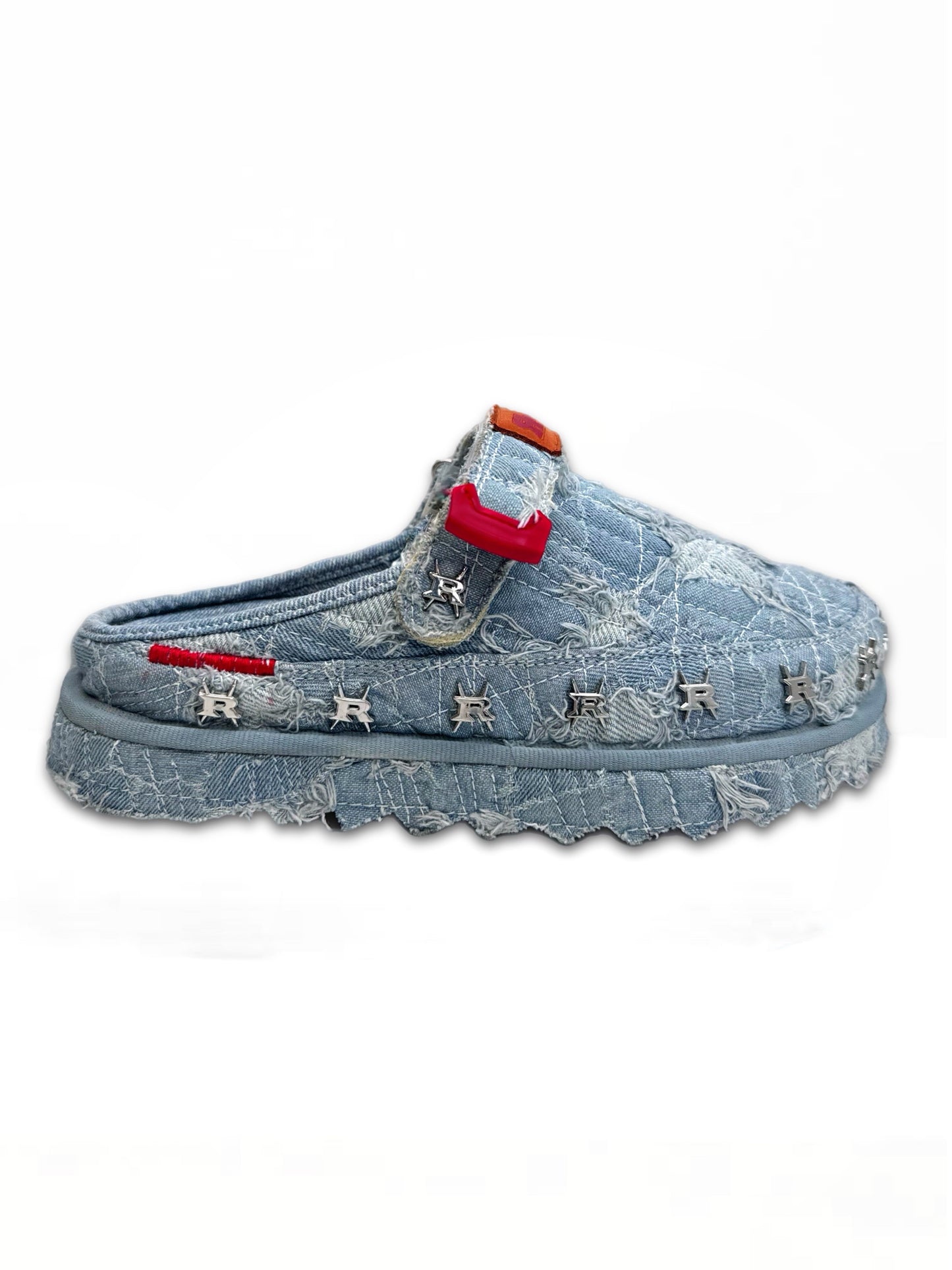 Boro Denim Mule